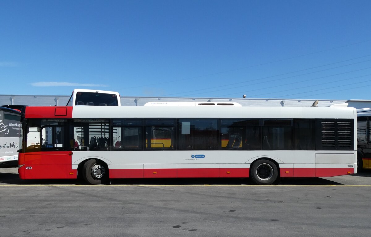 (285'926) - VBZ Z�rich - Nr. 789/ZH 612'789 - Solaris (ex SW Winterthur Nr. 226) am 4. April 2026 in Kerzers, Interbus