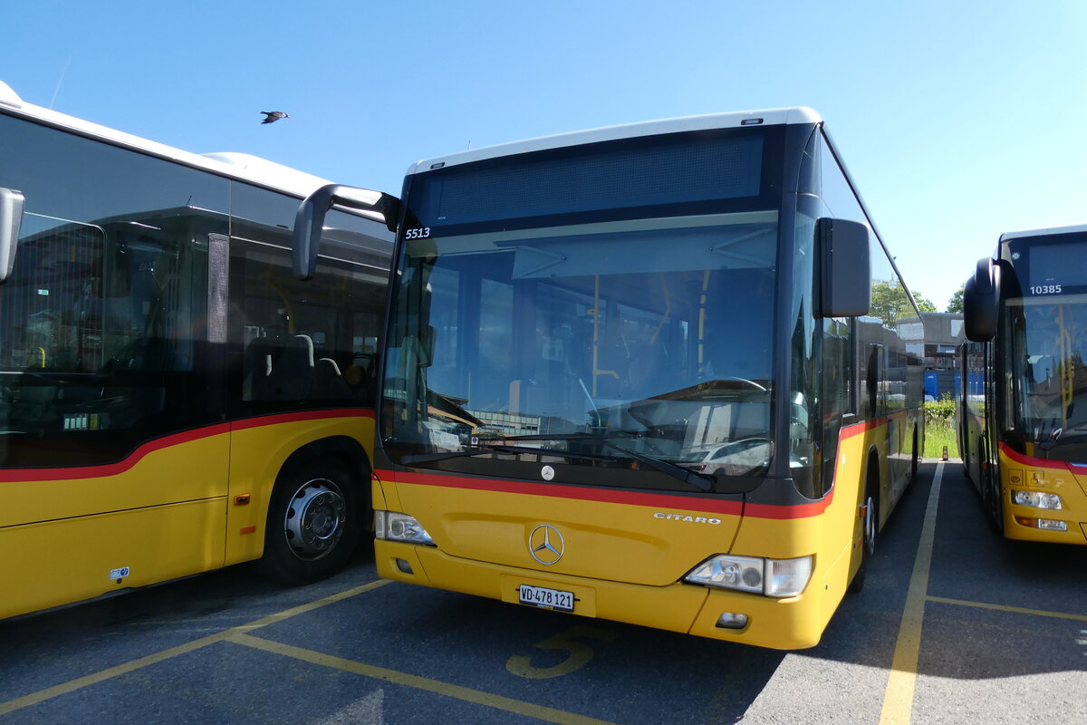 (286'385) - CarPostal Oeust - VD 478'121/PID 5513 - Mercedes (ex ARCC Aubonne) am 25. April 2026 in Yverdon, Garage