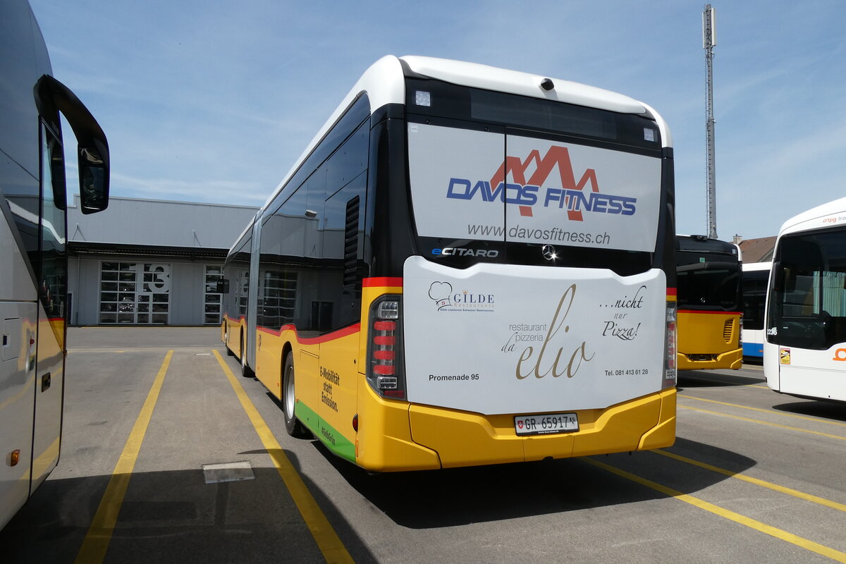 (286'694) - PostAuto Graub�nden - GR 65'917/PID 12'260 - eMercedes am 2. Mai 2026 in Winterthur, Daimler Buses