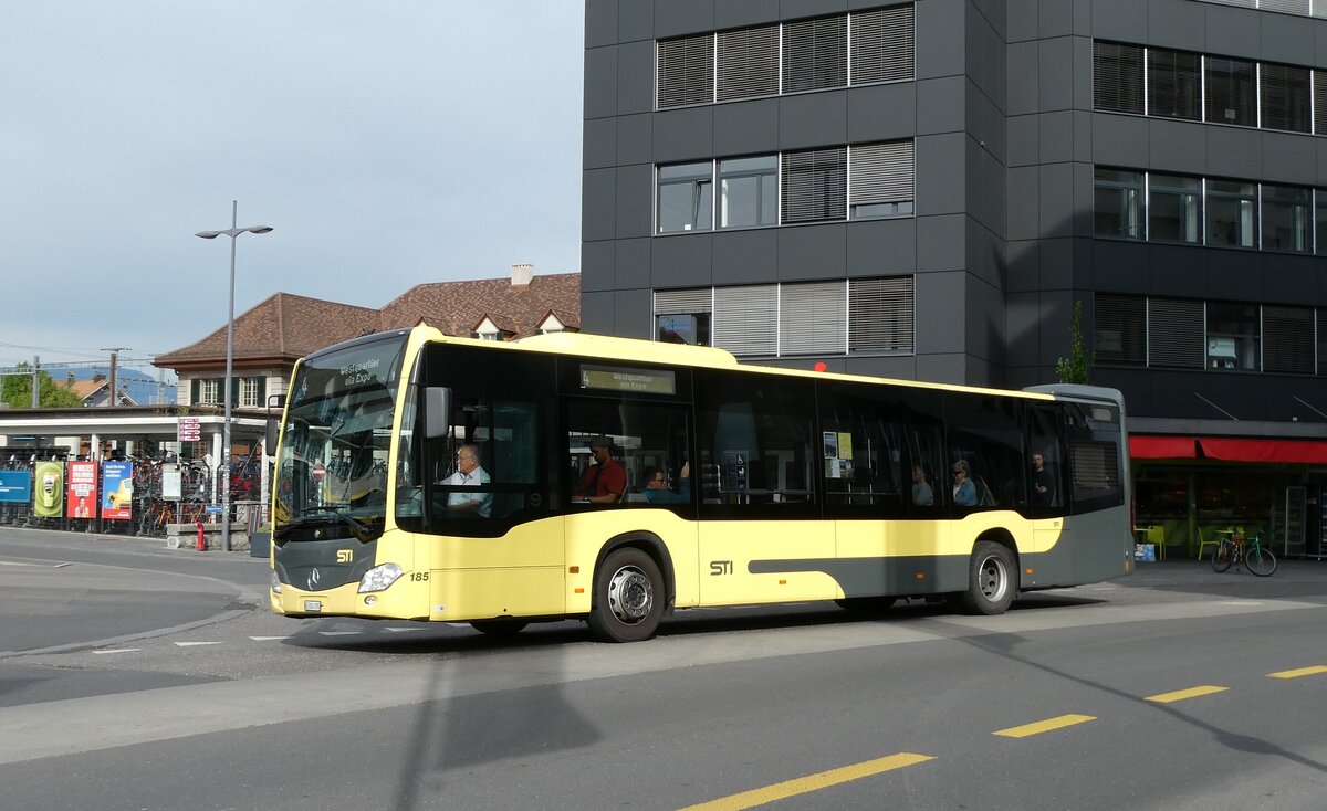 (286'714) - STI Thun - Nr. 185/BE 804'185 - Mercedes am 3. Mai 2026 beim Bahnhof Thun