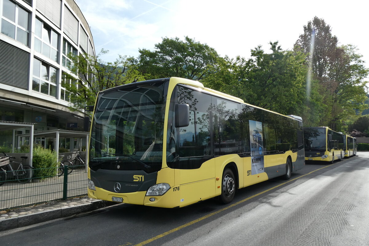 (286'718) - STI Thun - Nr. 176/BE 752'176 - Mercedes am 3. Mai 2026 beider Schiffl�ndte Thun