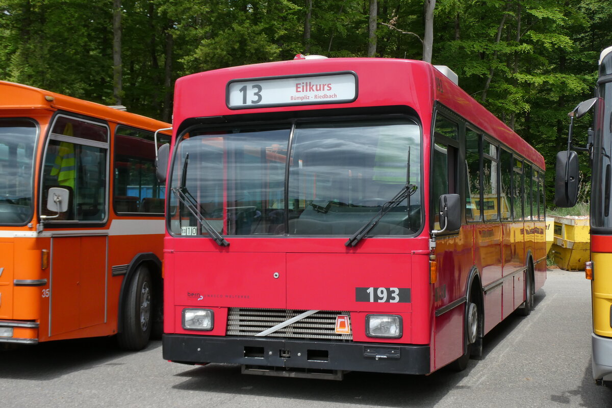 (286'748) - Bernmobil, Bern (SOB) - Nr. 193 - Volvo/Gangloff am 3. Mai 2026 in Burgdorf, �kihof Ziegelgut