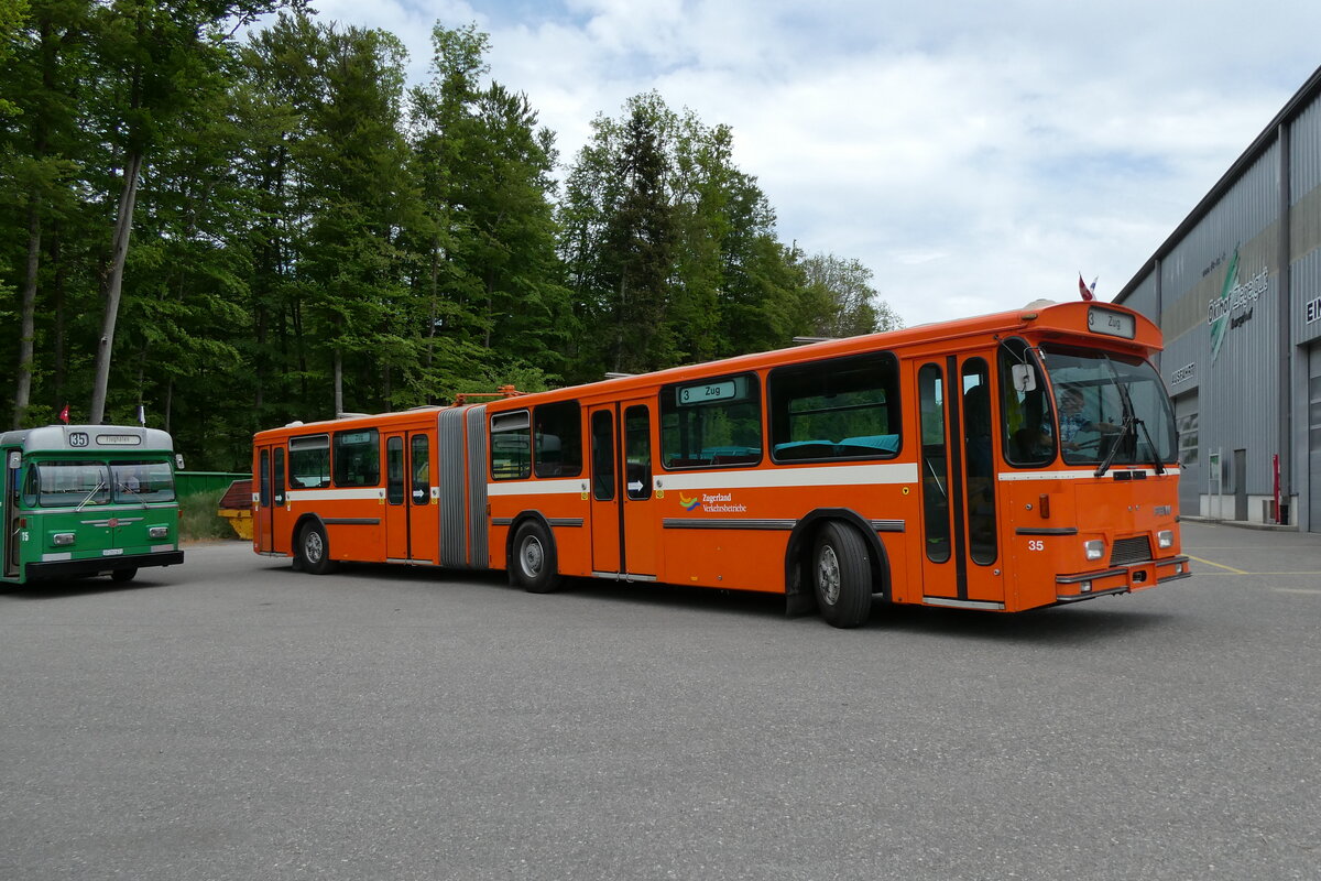 (286'796) - ZVB Zug (RWB) - Nr. 35 - FBW/Hess am 3. Mai 2026 in Burgdorf, �kihof Ziegelgut