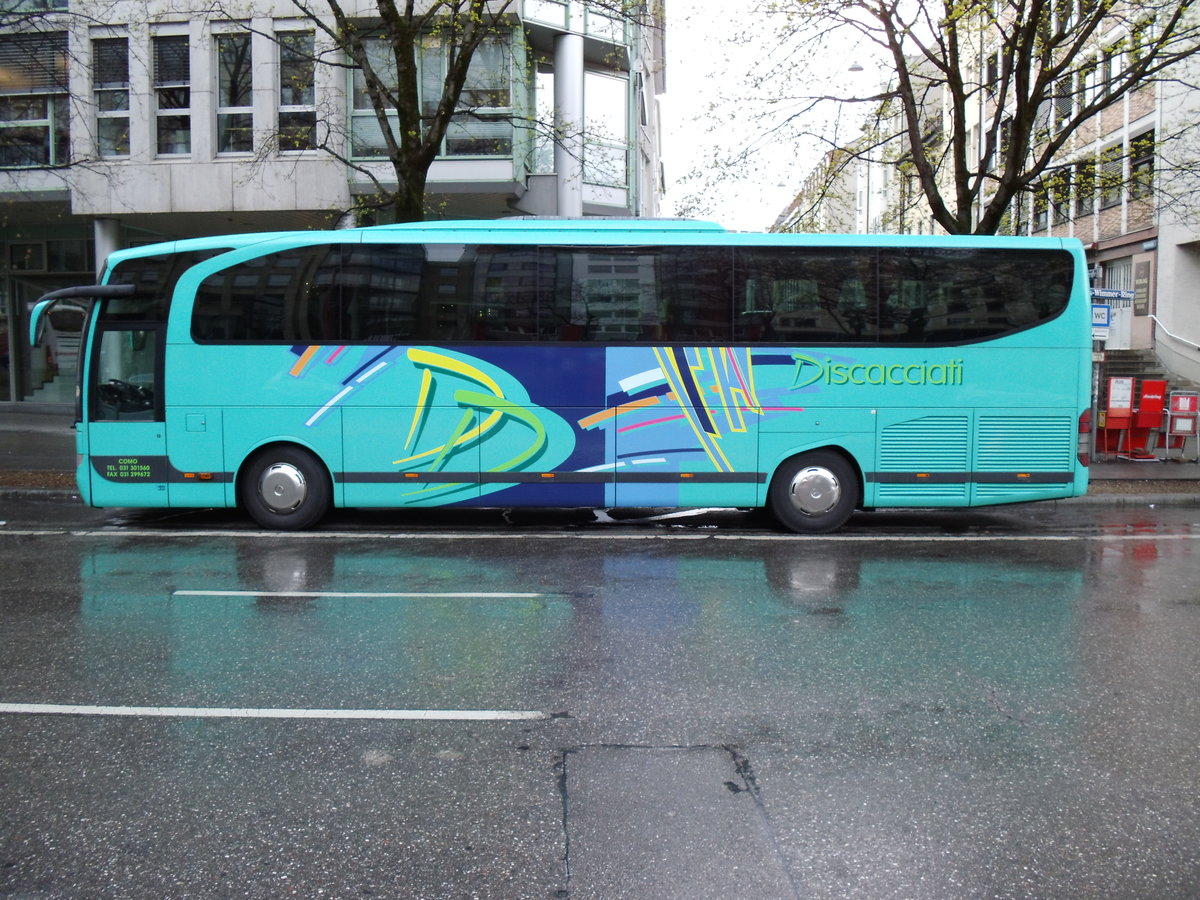Aus Italien: Discacciati, Como - Mercedes Benz Travego am 24. M�rz 2014 in M�nchen (Aufnahme: Martin Beyer)