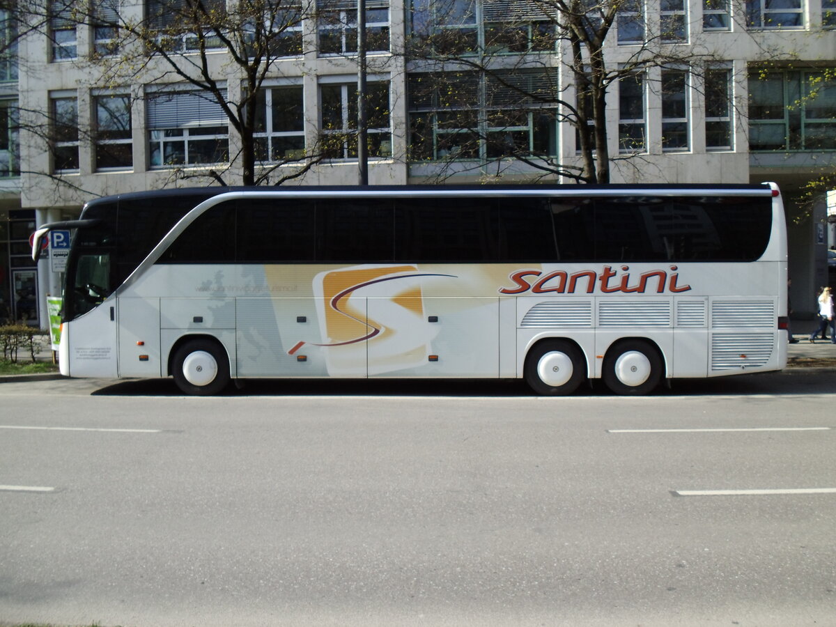 Aus Italien: Santini, Lucca - Setra S 415 HD am 26. M�rz 2014 in M�nchen (Aufnahme: Martin Beyer)