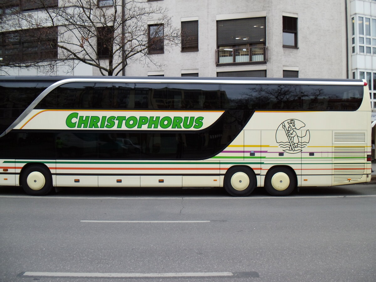Aus Oesterreich: Christophorus, Mayrhofen - Setra S 431 DT am 13. Februar 2014 in M�nchen (Aufnahme: Martin Beyer)