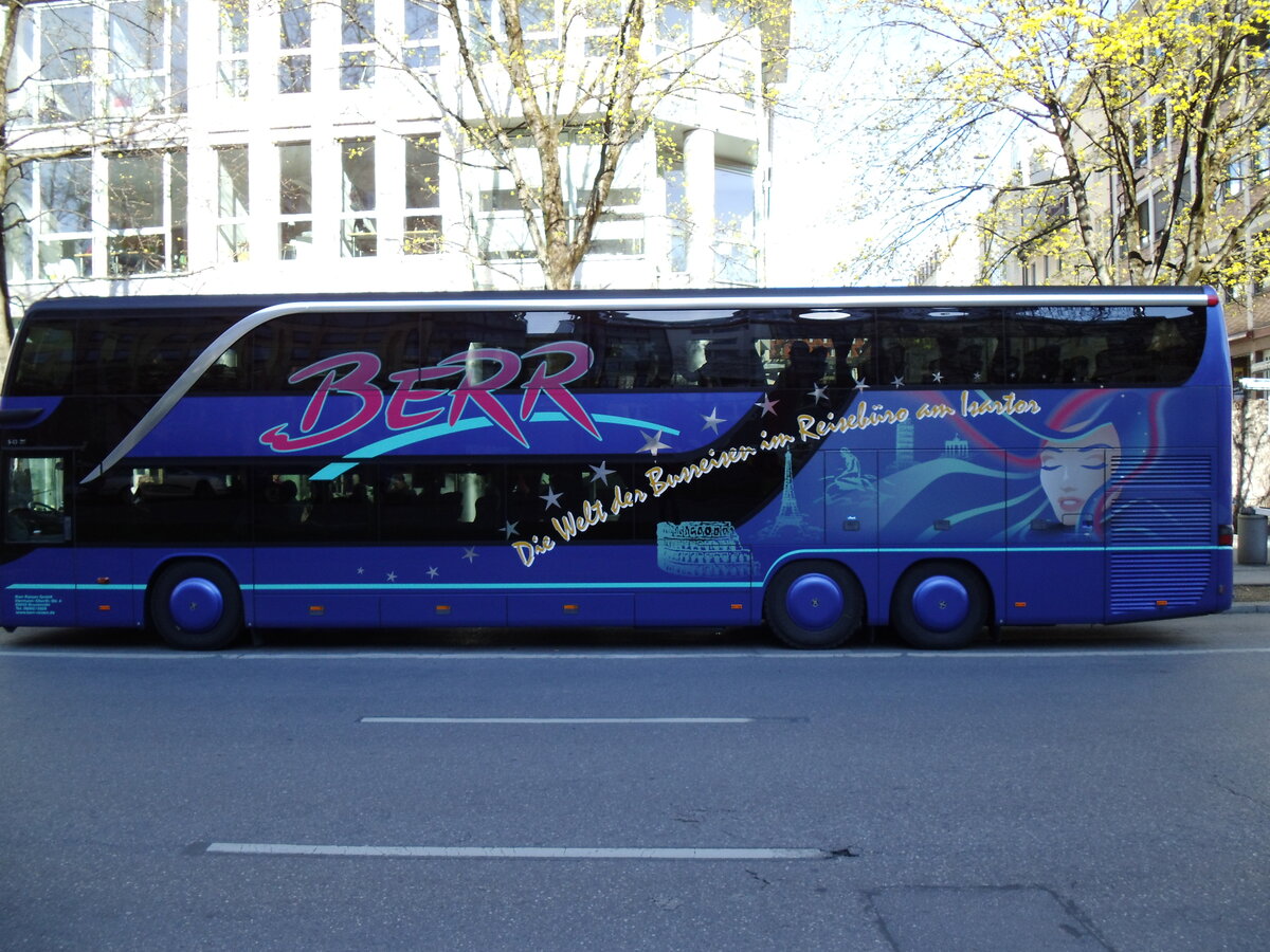Berr, Bruckm�hl - Setra S 431 DT am 27. M�rz 2014 in M�nchen (Aufnahme: Martin Beyer)