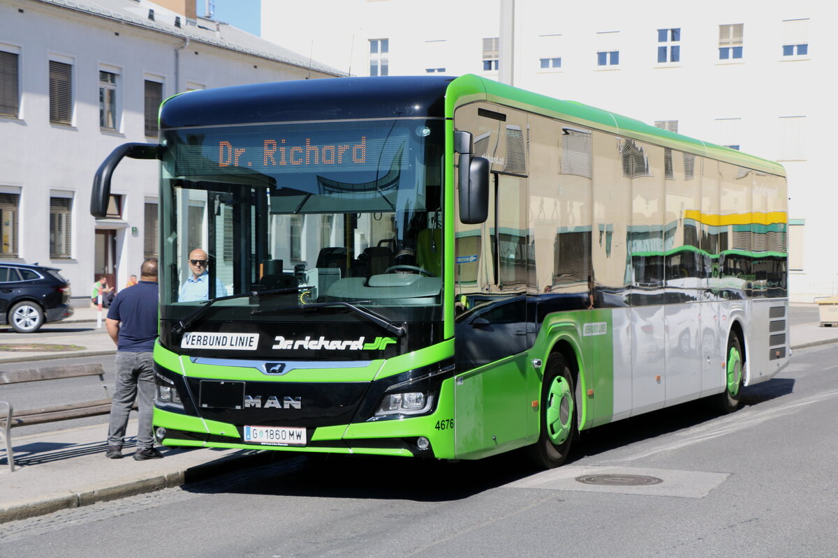 Dr. Richard - Nr. 4676/G 1860 MW - MAN am 19. September 2025 in Graz (Aufnahme: Martin Beyer)