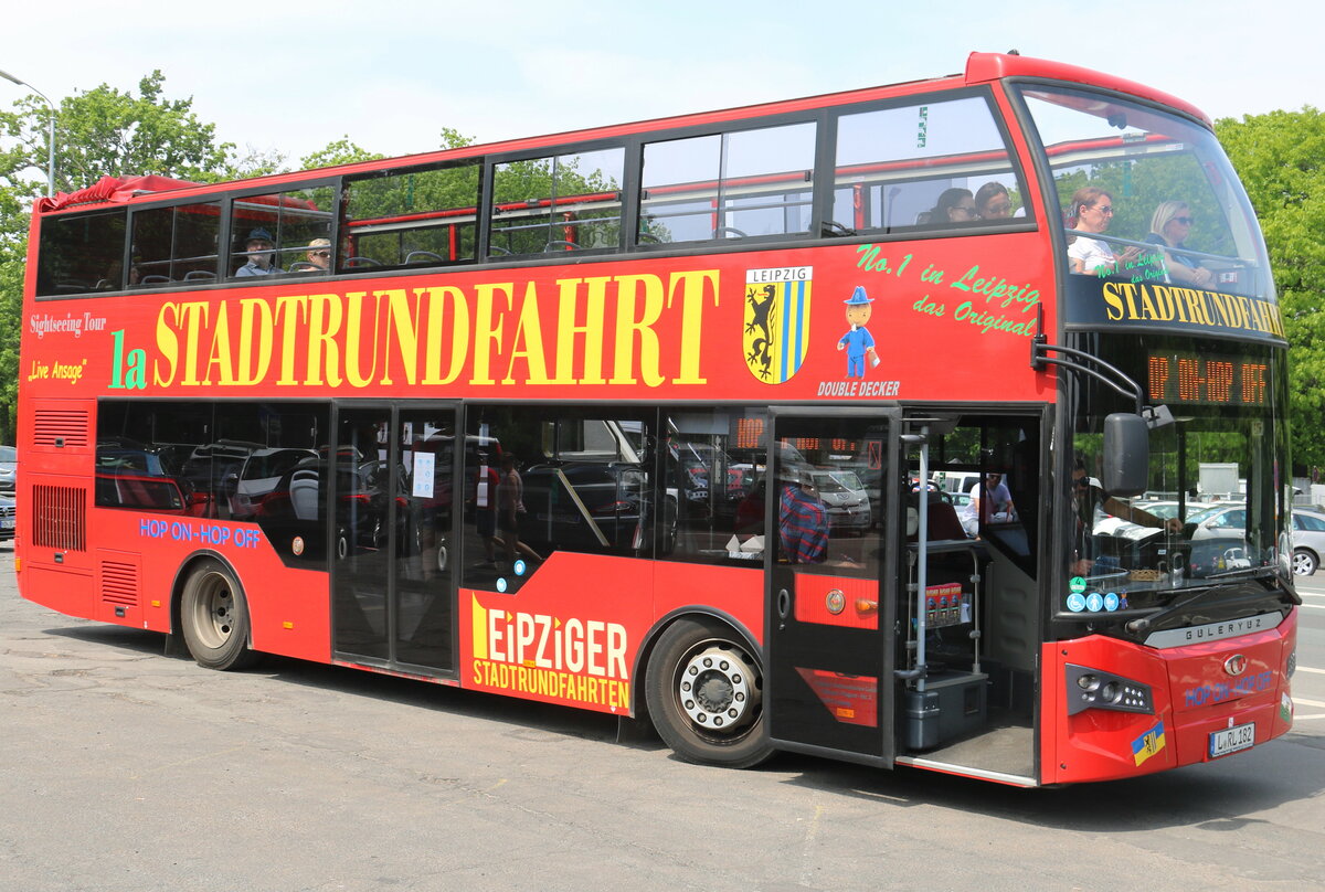 Leipziger Stadtrundfahrten, Leipzig - L-RL 182 - G�lery�z Panora am 21. Mai 2023 in Leipzig (Aufnahme: Martin Beyer)