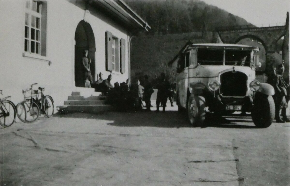 (MD505) - Aus dem Archiv: D�hler, Burgdorf - Nr. 14/BE 664 - Saurer im Jahr 1935