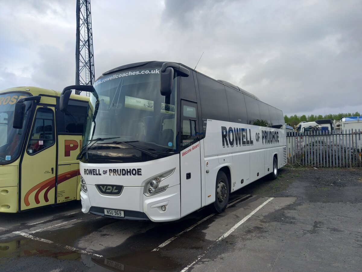 NSU 969
2013 VDL FHD2 (VDL Futura 2)
VDL C53Ft
Rowell of Prudhoe, Prudhoe, Northumberland, UK.  New as WA13 AMO to Anderson Travel, London.

Prudhoe, Northumberland, UK
23rd April 2023.

