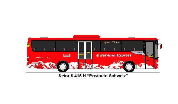 PostAuto Graub�nden - GR 162'993 - Setra S 415 H