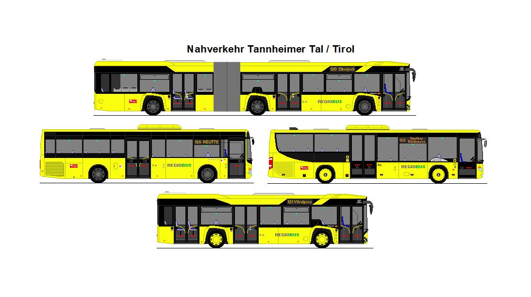 PostBus - Solaris Urbino 18 + Iveco Crossway LE + W�tzer, Gr�n - Setra S 415 LE Business + PostBus - Solaris Urbino 12