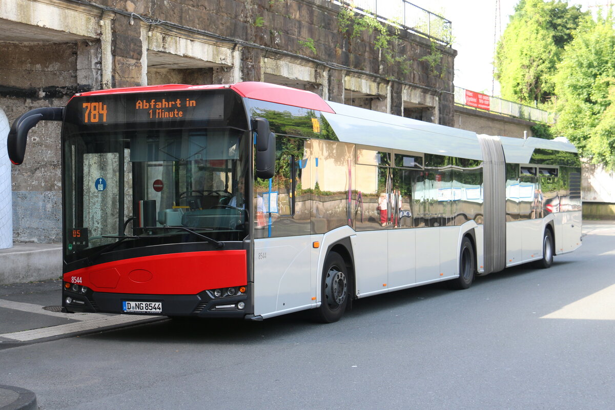 Rheinbahn, D�sseldorf - Nr. 8544/D-NG 8544 - Solaris am 18. Juni 2022 in Wuppertal, Vohwinkel (Aufnahme: Martin Beyer)