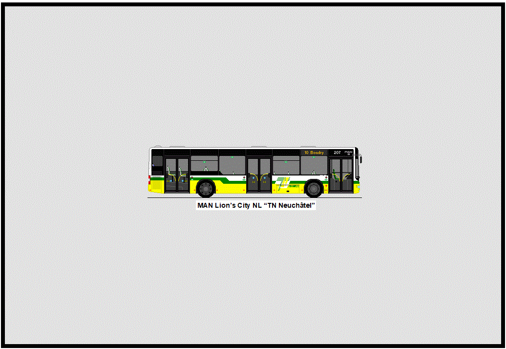 TN Neuch�tel - Nr. 207/NE 114'207 - MAN Lion's City NL