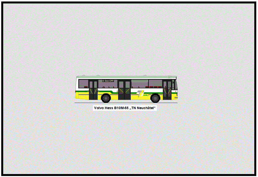 (TN Neuch�tel - Nr. 220/NE 58'220 - Volvo/Hess B10M-55