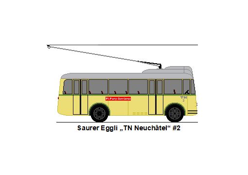 TN Neuch�tel - Nr. 2/NE 2734 - Saurer/Eggli Trolleybus