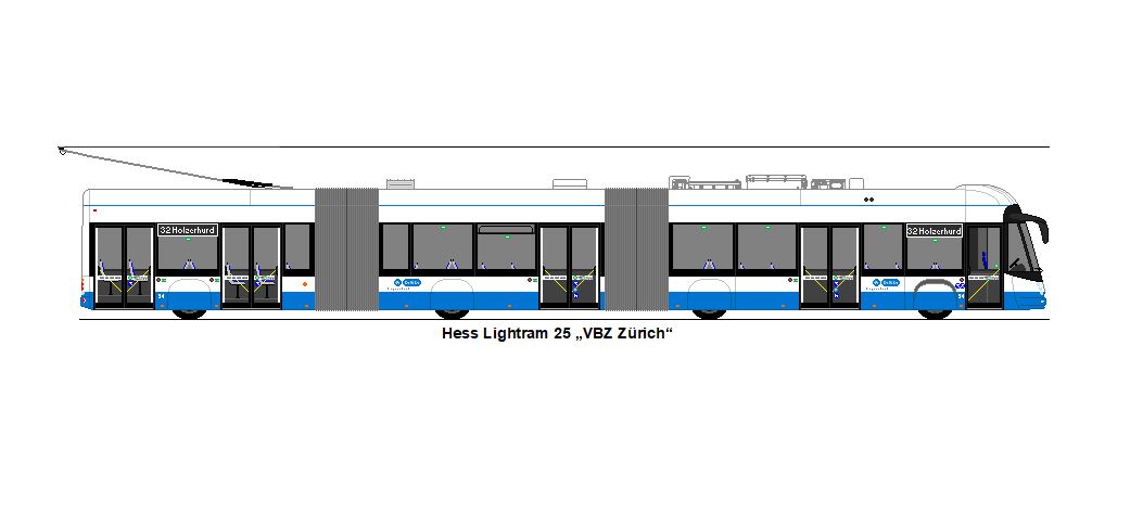 VBZ Z�rich - Nr. 94 - Hess Lightram 25