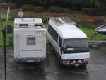 (212'444) - Otero - 16'616 - Mitsubishi am 25. November 2019 in Nuevo Arenal, Los H�roes (links ein Mercedes-Wohnmobil aus Belgien!)
