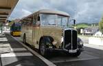 (281'022) - Steiner, Messen - SO 20'142 - Berna/Hess (ex B�rtschi, Biberen) am 5. Oktober 2025 beim Bahnhof Biglen