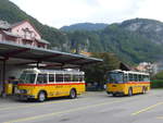 (197'706) - Frutig, Birmensdorf - ZH 560'883 - FBW/FHS (ex P 23'217) + Schmid, Th�rishaus - BE 26'206 - Saurer/T�scher (ex P 24'244) am 16.
