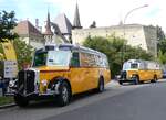 (267'030) - Gogniat, M�nchenbuchsee - BE 17'050 - FBW/FHS (ex Herzog, Muttenz; ex Kontiki, Wettingen Nr. 4; ex Nett, Bachs; ex P 23'179; ex P 2187) am 14. September 2024 in brn, Museum f�r Kommunikation