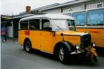 (026'518) - Rieser, H�tten - ZH 65'038 - Saurer/Saurer (ex Bastler im Sihltal; ex Lienert, Einsiedeln; ex Steiner, Meikirch) am 3.