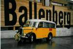 (047'024) - Rieser, H�tten - ZH 65'038 - Saurer/Saurer (ex Bastler im Sihltal; ex Lienert, Einsiedeln; ex Steiner, Meikirch) am 10.