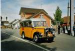 (085'004) - Rieser, H�tten - ZH 65'038 - Saurer/Saurer (ex Bastler im Sihltal; ex Lienert, Einsiedeln; ex Steiner, Meikirch) am 13.