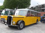 (181'255) - Riviera Carburant Lavage, St-L�gier -  P 2160  - Saurer/Saurer (ex Oldtimer Club Saurer, Arbon; ex AVG Grindelwald; ex P 23'106; ex P 2160) am 24.