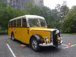 (228'228) - Blaser, Unterseen - BE 105'053 - Saurer/T�scher (ex Gessinger, Bad Ragaz) am 20. September 2021 in Tr�mmelbach, Tr�mmelbachf�lle