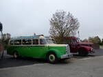 (268'716) - Flecher, Ohnenheim - DZ 827 AF - Saurer/Gangloff Colmar (ex Josy Tourisme, Russ; ex Astra Voyages, Strasbourg; ex Wagner, Cleebourg; ex Astra Voyages, Strasbourg) am 27.