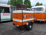 (204'033) - Aus Deutschland: TRD-Reisen, Dresden - DD-FF 71 - VEB-G�rlitz Personenanh�nger (ex Feuerwehranh�nger) am 26.