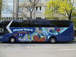 Aus Italien: Abruzzo Touring, Chieti - Kinglong XQM 6130 am 2. April 2014 in M�nchen (Aufnahme: Martin Beyer)