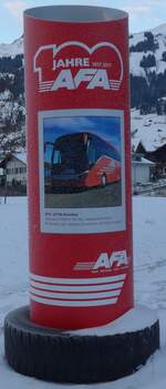 (177'637) - Plakats�ule f�r 100 Jahre 1917 2017 AFA am 7.