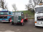 OTV 178
1954 AEC Regent III
Park Royal H30/26R
Nottingham City Transport 178

Withdrawn in 1968 and sold along with sister vehicle OTV 179 to Limmer & Trinidad Lake Asphalt Company Limited for conversion to tar boiler lorries, passing to Tarmac, then to the East London Traction Society by April 1980 for preservation.  This vehicle has had a longer life as a lorry than it's 14 years as a bus carrying various bodies, livestock transporter, flatbed and currently a beavertail recovery bed.

Photograph taken at Brough, Cumbria, England on 5th April 2015.