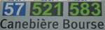 (130'509) - RTM-Haltestellenschild - Marseille, Canebi�re Bourse - am 15. Oktober 2010