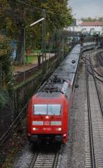 BR 101/5202/101-123-mit-ec-7-am 101 123 mit EC 7 am 28.10.2008 in Offenburg.
