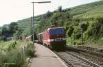 143 952 (damals noch Leihlok der Deutschen Reichsbahn!) am 10.6.1993 in Istein