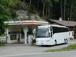 (254'190) - Bernmobil, Bern - BE 523'345 - Volvo am 25. August 2023 in Wislisau, Tankstelle