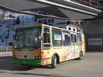 (201'907) - OBZ Zermatt - Nr. 1/VS 192'608 - Vetter (ex Nr. 5) am 3. M�rz 2019 in Zermatt, Getwing Br�cke