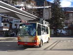 (201'910) - OBZ Zermatt - Nr. 12/VS 98'912 - Vetter am 3. M�rz 2019 in Zermatt, Getwing Br�cke
