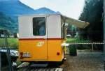 (110'423) - PostAuto Oberwallis - VS 258'977 - H�nni Mini-Postb�ro-Anh�nger am 16. August 2008 in Gampel, Open-Air