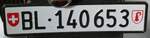 (286'190) - Nummernschild - BL 140'653 - am 16. April 2026 in Muttenz, Pantheon