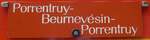 (175'362) - Routentafel - Porrentruy-Beurnev�sin-Porrentruy - am 2.