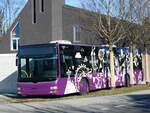 (259'141) - Kirchgemeinde, Steffisburg - MAN (ex STI Thun Nr. 123) am 5. Februar 2024 in Steffisburg, Kirche Glockental
