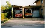 (033'026) - Meister, Thun - BE 78'669 - Van Hool + BE 13'661 - Dr�gm�ller am 30.
