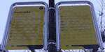 (158'044) - STI-Haltestellenschilder - Thun, Postbr�cke - am 31.