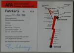 (232'953) - Pers�nliche AFA-Fahrkarte am 14.