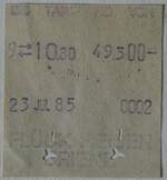 (246'068) - Fl�ck-Einzelbillet vom 23.